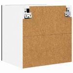 Casa si Gradina - Mobilier - Comode si corpuri - Corpuri bucatarie - Dulap suspendat cu usa Riga Stejar negru si Alb 40 x 31 x 40 cm - Infinity.ro