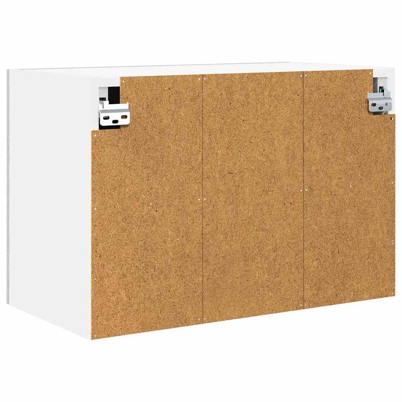 Casa si Gradina - Mobilier - Comode si corpuri - Corpuri bucatarie - Dulap suspendat Riga 2 pcs Gri beton si Alb 60 x 31 x 40 cm - Infinity.ro