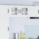 Casa si Gradina - Mobilier - Comode si corpuri - Corpuri bucatarie - Dulap suspendat de bucatarie cu raft Alb lucios 40 x 31 x 40 cm - Infinity.ro
