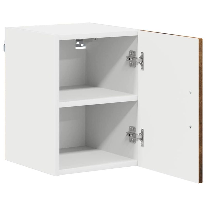 Casa si Gradina - Mobilier - Comode si corpuri - Corpuri bucatarie - Dulap suspendat de bucatarie cu raft 2 pcs Stejar fumuriu - Infinity.ro