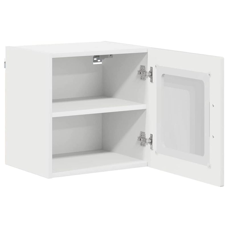 Casa si Gradina - Mobilier - Comode si corpuri - Corpuri bucatarie - Dulap suspendat de bucatarie cu raft Alb lucios 40 x 31 x 40 cm - Infinity.ro