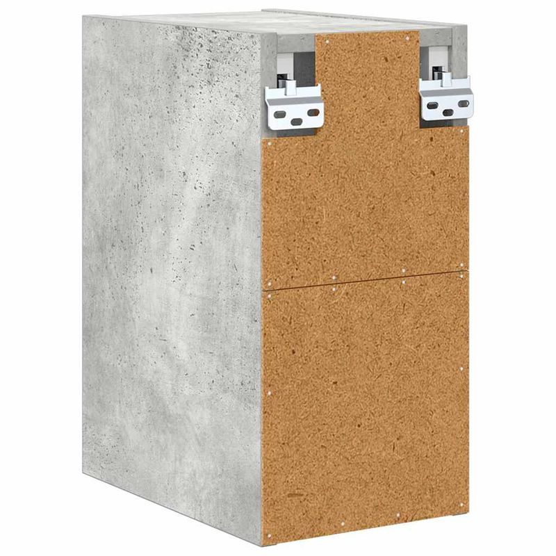 Casa si Gradina - Mobilier - Comode si corpuri - Corpuri bucatarie - Dulap suspendat cu raft Riga Gri din beton 20 x 29,5 x 40 cm - Infinity.ro