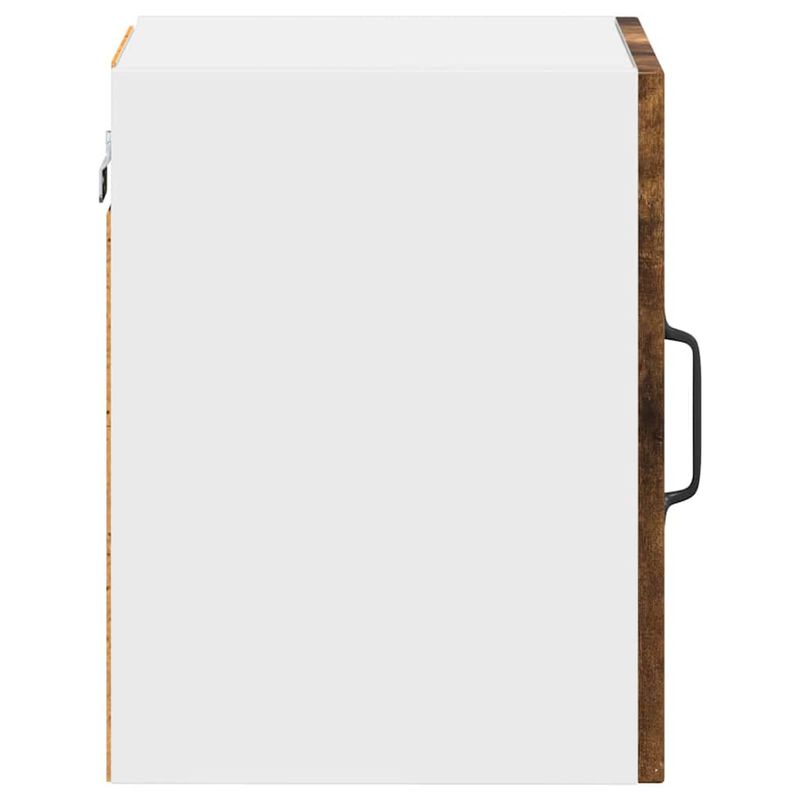 Casa si Gradina - Mobilier - Comode si corpuri - Corpuri bucatarie - Dulap suspendat de bucatarie cu raft 2 pcs Stejar fumuriu - Infinity.ro