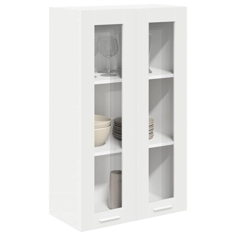 Casa si Gradina - Mobilier - Comode si corpuri - Corpuri bucatarie - Dulap suspendat cu raft Riga Alb 60 x 31 x 100 cm Lemn compozit - Infinity.ro