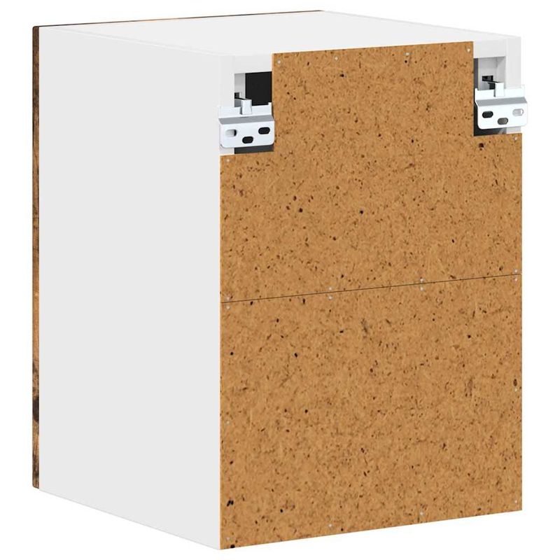 Casa si Gradina - Mobilier - Comode si corpuri - Corpuri bucatarie - Dulap suspendat de bucatarie cu raft 2 pcs Stejar fumuriu - Infinity.ro