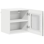 Casa si Gradina - Mobilier - Comode si corpuri - Corpuri bucatarie - Dulap suspendat de bucatarie cu raft cu usa 2 pcs Gri din beton - Infinity.ro