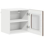 Casa si Gradina - Mobilier - Comode si corpuri - Corpuri bucatarie - Dulap suspendat de bucatarie cu raft cu usa 2 pcs Stejar inchis - Infinity.ro