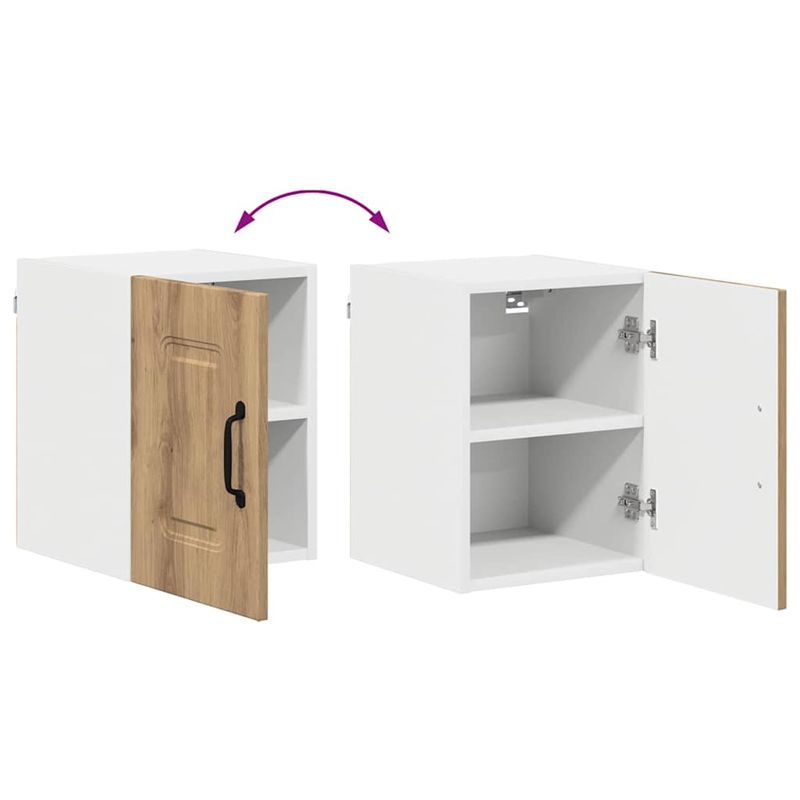 Casa si Gradina - Mobilier - Comode si corpuri - Corpuri bucatarie - Dulap suspendat de bucatarie Stejar Artizanal 30 x 31 x 40 cm - Infinity.ro