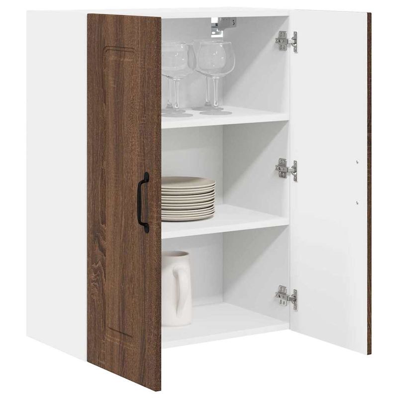 Casa si Gradina - Mobilier - Comode si corpuri - Corpuri bucatarie - Dulap suspendat de bucatarie Stejar inchis 60 x 31 x 80 cm - Infinity.ro
