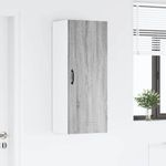 Casa si Gradina - Mobilier - Comode si corpuri - Corpuri bucatarie - Dulap suspendat de bucatarie cu usa Gri Sonoma 40 x 31 x 100 cm - Infinity.ro