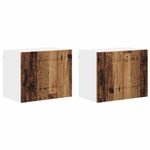 Casa si Gradina - Mobilier - Comode si corpuri - Corpuri bucatarie - Dulap suspendat de bucatarie 2 pcs Lemn Vechi 50 x 31 x 40 cm - Infinity.ro