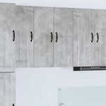 Casa si Gradina - Mobilier - Comode si corpuri - Corpuri bucatarie - Dulap suspendat de bucatarie Gri din beton 30 x 31 x 80 cm - Infinity.ro