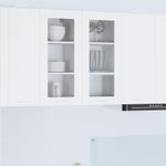 Casa si Gradina - Mobilier - Comode si corpuri - Corpuri bucatarie - Dulap suspendat Riga 2 pcs Alb 40 x 31 x 80 cm Lemn compozit - Infinity.ro