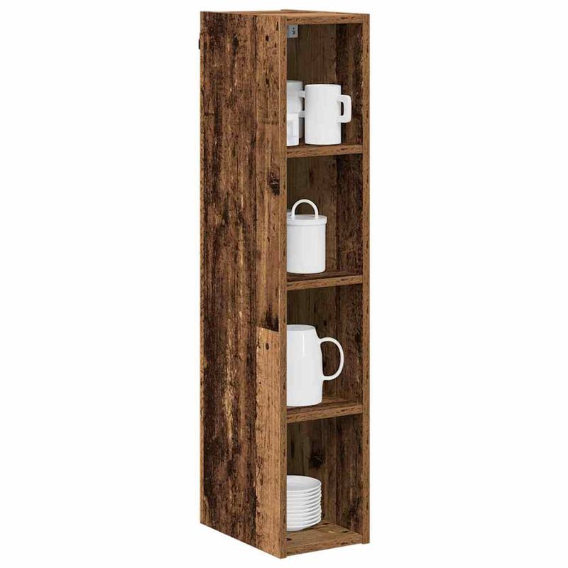 Casa si Gradina - Mobilier - Comode si corpuri - Corpuri bucatarie - Dulap suspendat cu raft Riga Lemn Vechi 20 x 29,5 x 100 cm - Infinity.ro