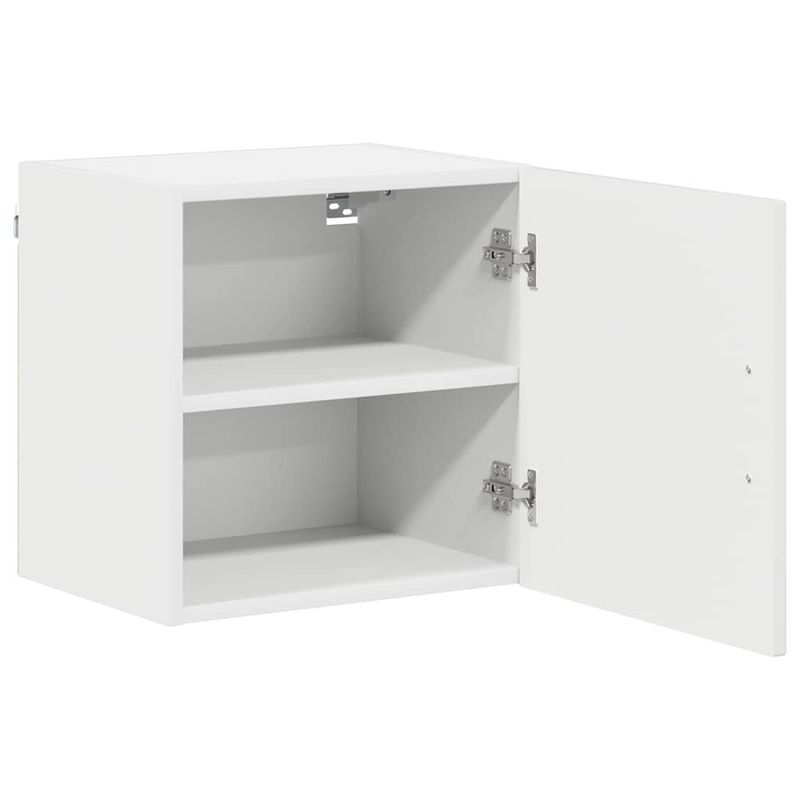 Casa si Gradina - Mobilier - Comode si corpuri - Corpuri bucatarie - Dulap suspendat de bucatarie cu raft Alb lucios 40 x 31 x 40 cm - Infinity.ro