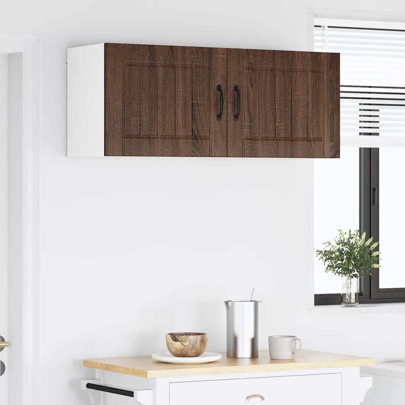 Casa si Gradina - Mobilier - Comode si corpuri - Corpuri bucatarie - Dulap suspendat de bucatarie Stejar inchis 50 x 31 x 40 cm - Infinity.ro