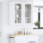 Casa si Gradina - Mobilier - Comode si corpuri - Corpuri bucatarie - Dulap suspendat Riga 2 pcs Alb 40 x 31 x 80 cm Lemn compozit - Infinity.ro