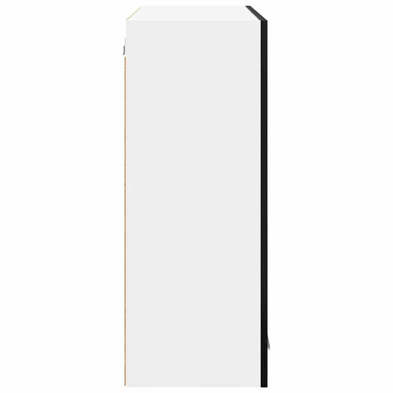 Casa si Gradina - Mobilier - Comode si corpuri - Corpuri bucatarie - Dulap suspendat Riga Stejar Negru 80 x 31 x 80 cm Lemn compozit - Infinity.ro
