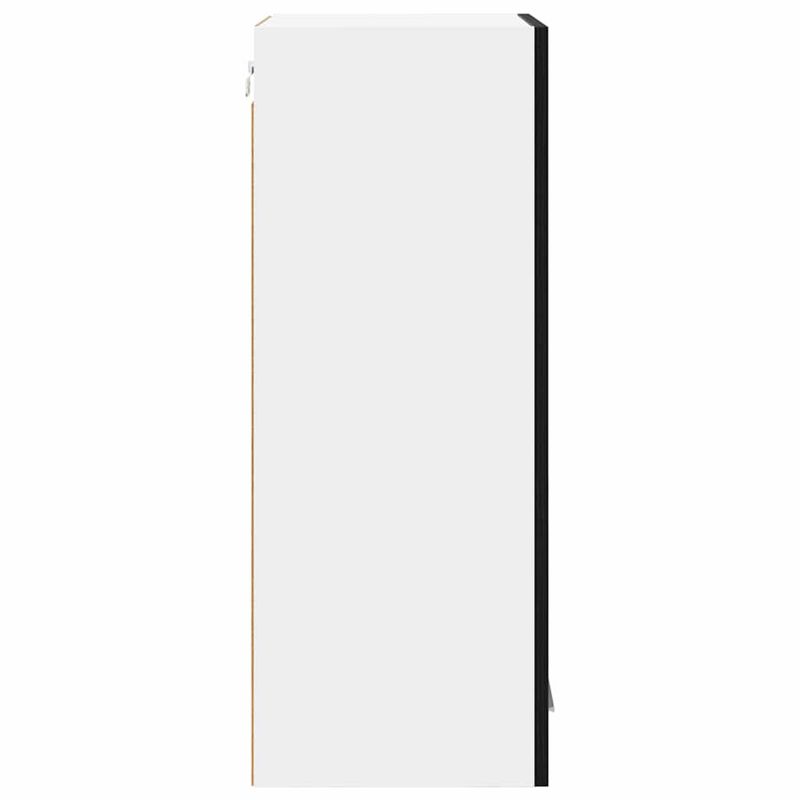 Casa si Gradina - Mobilier - Comode si corpuri - Corpuri bucatarie - Dulap suspendat Riga Stejar Negru 40 x 31 x 80 cm Lemn compozit - Infinity.ro