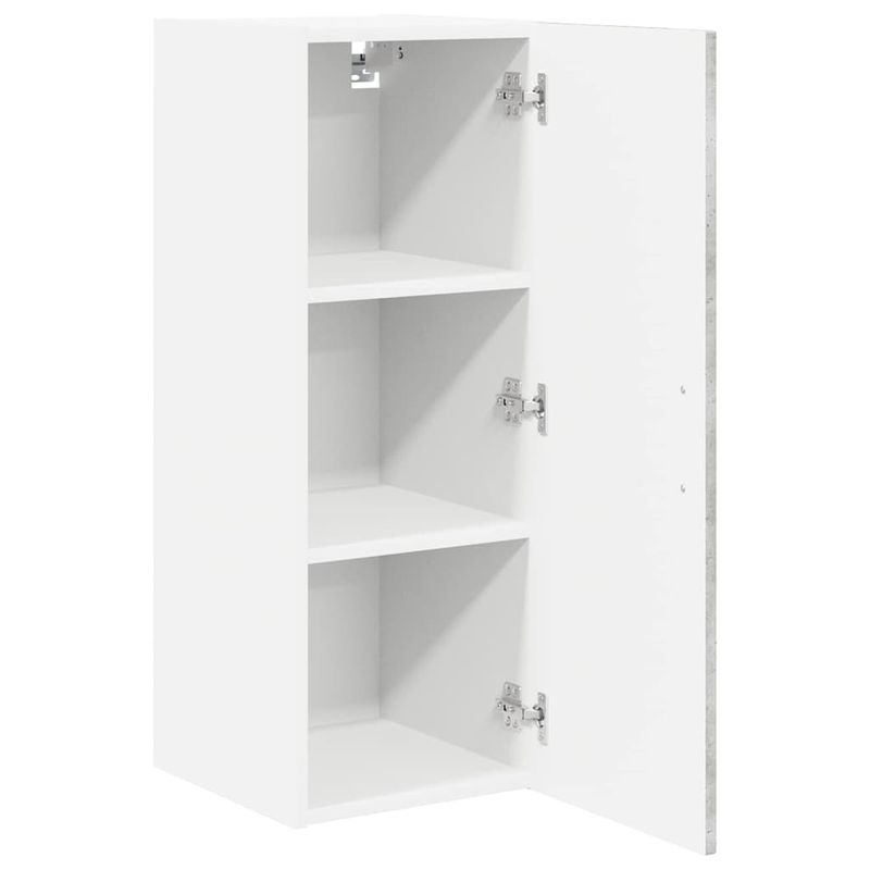 Casa si Gradina - Mobilier - Comode si corpuri - Corpuri bucatarie - Dulap suspendat de bucatarie Gri din beton 30 x 31 x 80 cm - Infinity.ro