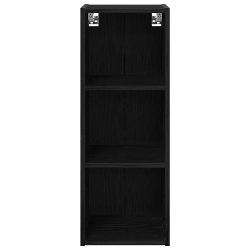 Casa si Gradina - Mobilier - Comode si corpuri - Corpuri bucatarie - Dulap suspendat cu raft Riga Stejar Negru 30 x 29,5 x 80 cm - Infinity.ro