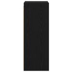 Casa si Gradina - Mobilier - Comode si corpuri - Corpuri bucatarie - Dulap suspendat cu raft Riga Stejar Negru 30 x 29,5 x 80 cm - Infinity.ro