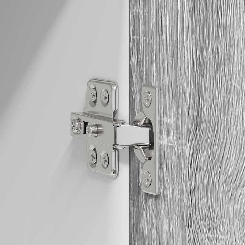 Casa si Gradina - Mobilier - Comode si corpuri - Corpuri bucatarie - Dulap suspendat Riga Gri Sonoma 60 x 31 x 100 cm Lemn compozit - Infinity.ro