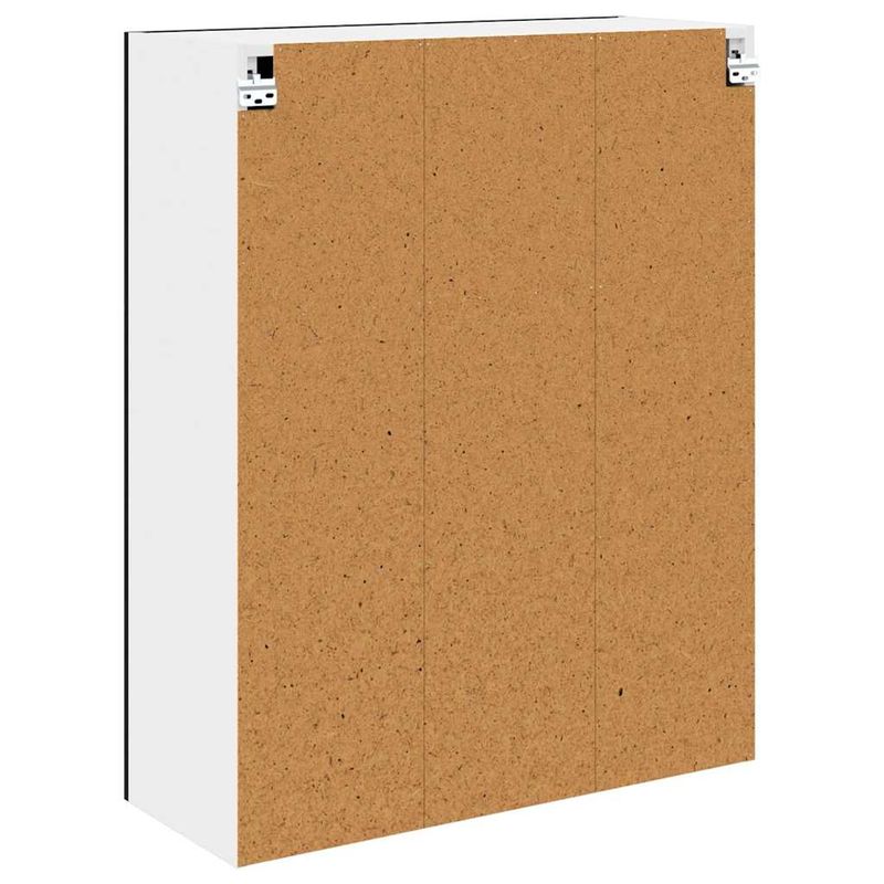 Casa si Gradina - Mobilier - Comode si corpuri - Corpuri bucatarie - Dulap suspendat cu raft Riga Stejar Negru 80 x 31 x 100 cm - Infinity.ro