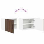 Casa si Gradina - Mobilier - Comode si corpuri - Corpuri bucatarie - Dulap suspendat de bucatarie Stejar inchis 50 x 31 x 40 cm - Infinity.ro