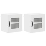 Casa si Gradina - Mobilier - Comode si corpuri - Corpuri bucatarie - Dulap suspendat de bucatarie 2 pcs Alb lucios 40 x 31 x 40 cm - Infinity.ro