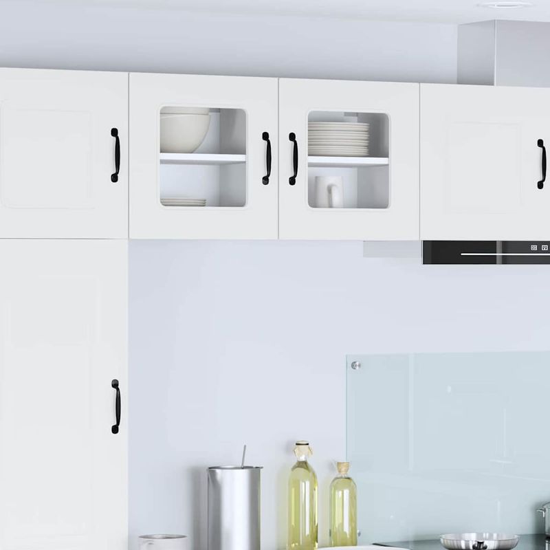 Casa si Gradina - Mobilier - Comode si corpuri - Corpuri bucatarie - Dulap suspendat de bucatarie 2 pcs Alb lucios 40 x 31 x 40 cm - Infinity.ro