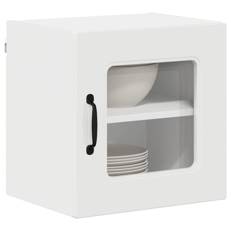 Casa si Gradina - Mobilier - Comode si corpuri - Corpuri bucatarie - Dulap suspendat de bucatarie 2 pcs Alb lucios 40 x 31 x 40 cm - Infinity.ro