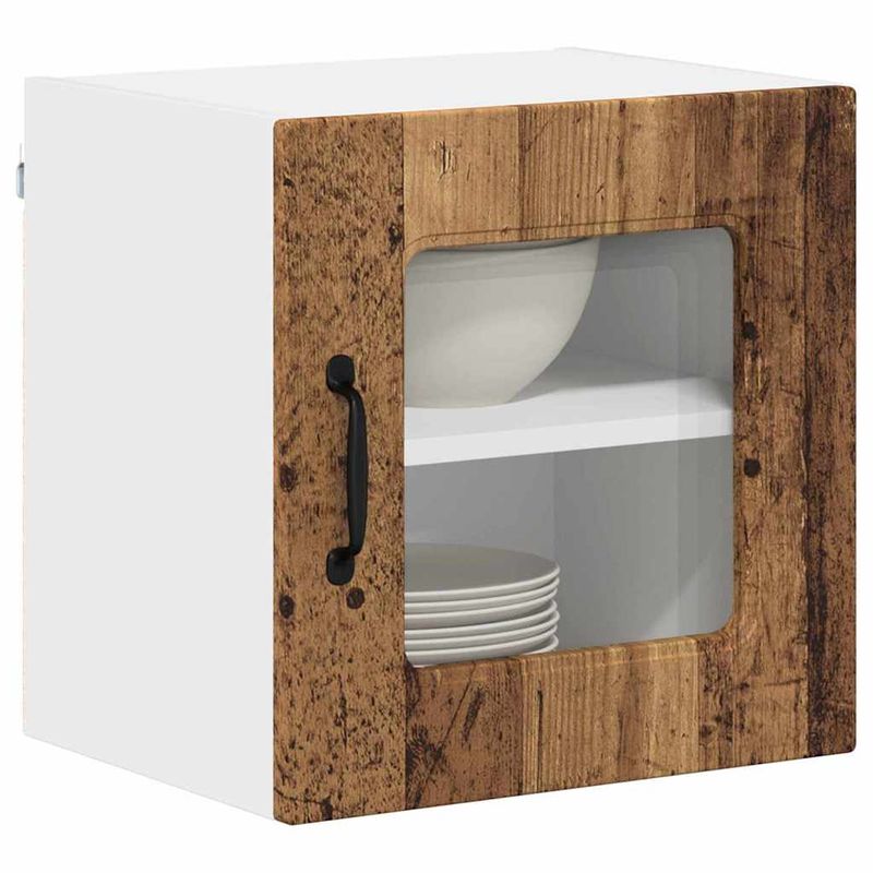 Casa si Gradina - Mobilier - Comode si corpuri - Corpuri bucatarie - Dulap suspendat de bucatarie cu raft Lemn Vechi 40 x 31 x 40 cm - Infinity.ro