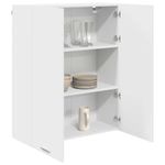 Casa si Gradina - Mobilier - Comode si corpuri - Corpuri bucatarie - Dulap suspendat cu raft Riga Alb 80 x 31 x 100 cm Lemn compozit - Infinity.ro