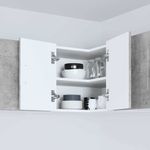 Casa si Gradina - Mobilier - Comode si corpuri - Corpuri bucatarie - Dulap suspendat de bucatarie Gri din beton 57 x 57 x 40 cm - Infinity.ro