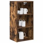 Casa si Gradina - Mobilier - Comode si corpuri - Corpuri bucatarie - Dulap suspendat cu raft Riga Stejar fumuriu 40 x 29,5 x 80 cm - Infinity.ro