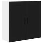 Casa si Gradina - Mobilier - Comode si corpuri - Corpuri bucatarie - Dulap suspendat de bucatarie cu raft Negru 80 x 31 x 80 cm - Infinity.ro