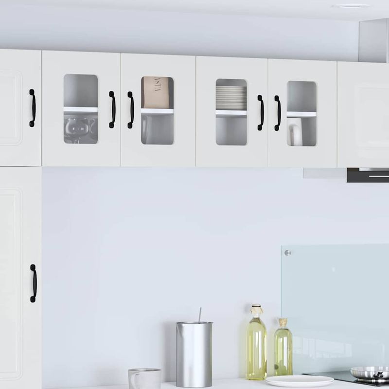 Casa si Gradina - Mobilier - Comode si corpuri - Corpuri bucatarie - Dulap suspendat de bucatarie cu raft Alb lucios 60 x 31 x 40 cm - Infinity.ro