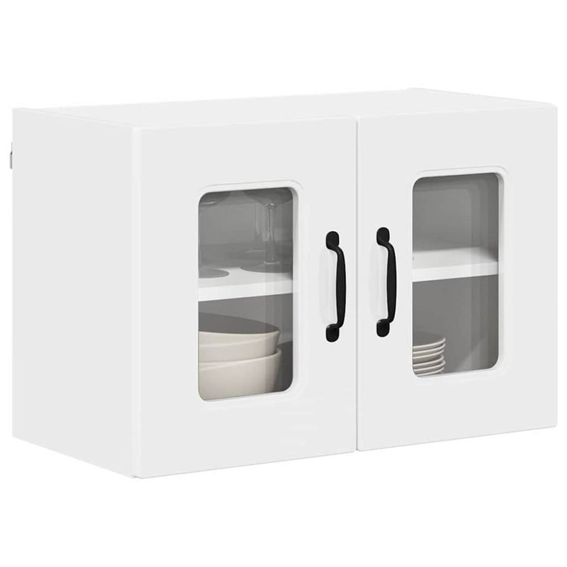 Casa si Gradina - Mobilier - Comode si corpuri - Corpuri bucatarie - Dulap suspendat de bucatarie cu raft Alb lucios 60 x 31 x 40 cm - Infinity.ro