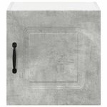 Casa si Gradina - Mobilier - Comode si corpuri - Corpuri bucatarie - Dulap suspendat de bucatarie cu raft cu usa 2 pcs Gri din beton - Infinity.ro