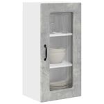 Casa si Gradina - Mobilier - Comode si corpuri - Corpuri bucatarie - Dulap suspendat de bucatarie Gri din beton 40 x 31 x 80 cm - Infinity.ro