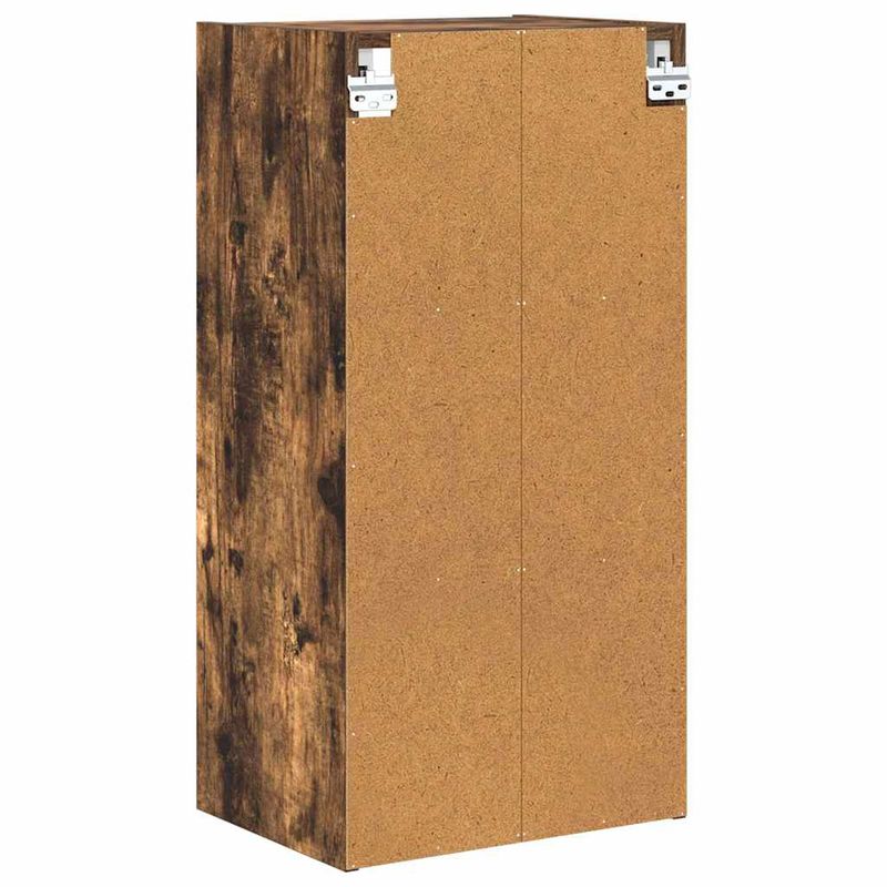 Casa si Gradina - Mobilier - Comode si corpuri - Corpuri bucatarie - Dulap suspendat cu raft Riga Stejar fumuriu 40 x 29,5 x 80 cm - Infinity.ro