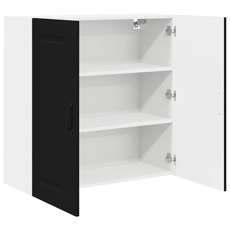 Casa si Gradina - Mobilier - Comode si corpuri - Corpuri bucatarie - Dulap suspendat de bucatarie cu raft Negru 80 x 31 x 80 cm - Infinity.ro