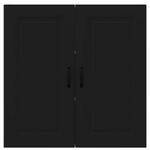 Casa si Gradina - Mobilier - Comode si corpuri - Corpuri bucatarie - Dulap suspendat de bucatarie cu raft Negru 80 x 31 x 80 cm - Infinity.ro