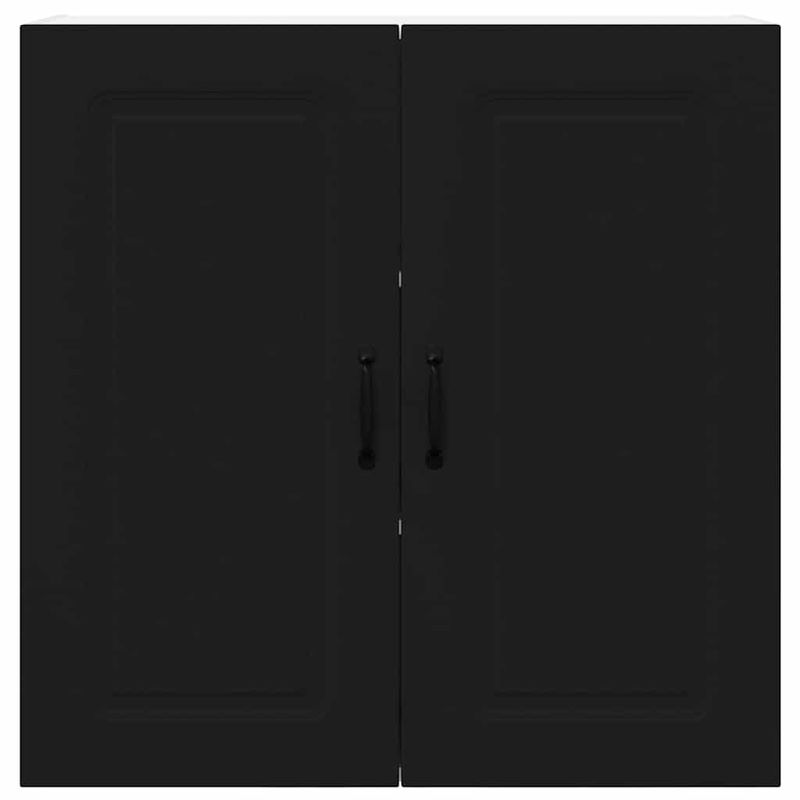 Casa si Gradina - Mobilier - Comode si corpuri - Corpuri bucatarie - Dulap suspendat de bucatarie cu raft Negru 80 x 31 x 80 cm - Infinity.ro