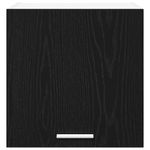 Casa si Gradina - Mobilier - Comode si corpuri - Corpuri bucatarie - Dulap suspendat Riga 2 pcs Stejar negru si Alb 40 x 31 x 40 cm - Infinity.ro