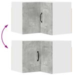 Casa si Gradina - Mobilier - Comode si corpuri - Corpuri bucatarie - Dulap suspendat de bucatarie Gri din beton 57 x 57 x 40 cm - Infinity.ro