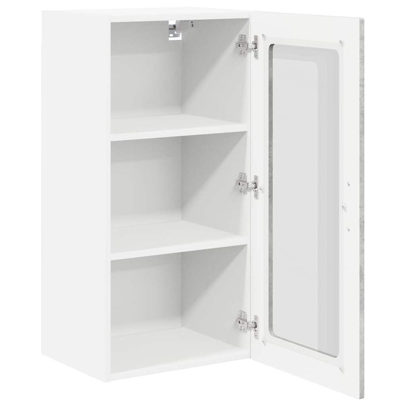 Casa si Gradina - Mobilier - Comode si corpuri - Corpuri bucatarie - Dulap suspendat de bucatarie Gri din beton 40 x 31 x 80 cm - Infinity.ro