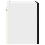 Casa si Gradina - Mobilier - Comode si corpuri - Corpuri bucatarie - Dulap suspendat Riga 2 pcs Stejar negru si Alb 40 x 31 x 40 cm - Infinity.ro