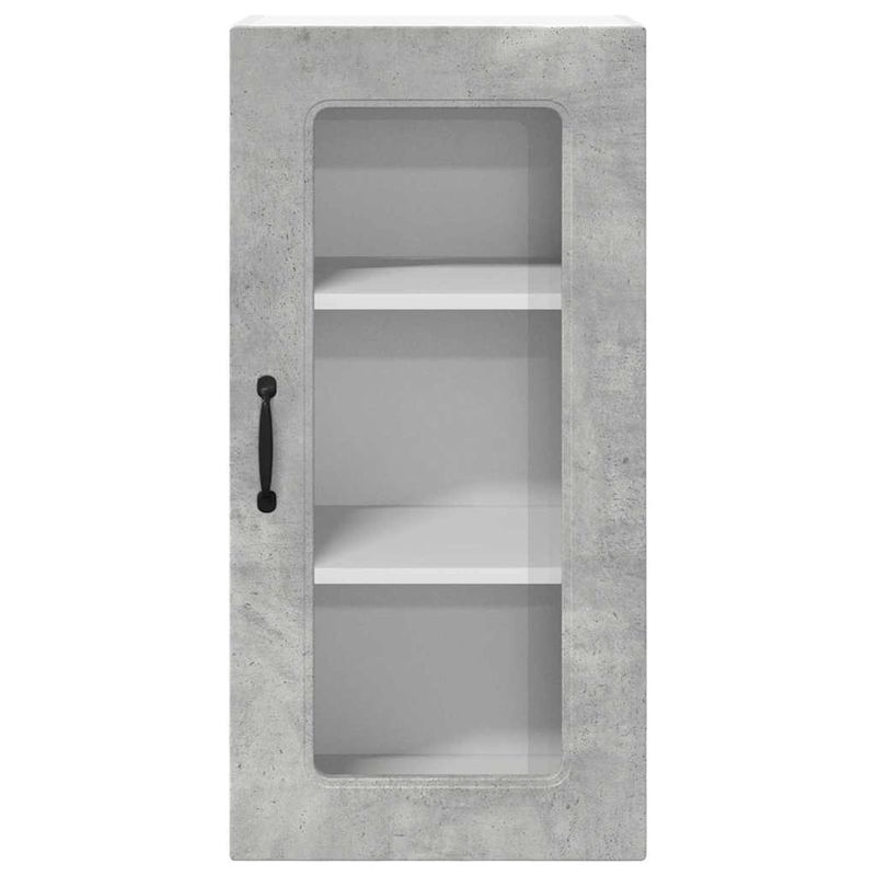 Casa si Gradina - Mobilier - Comode si corpuri - Corpuri bucatarie - Dulap suspendat de bucatarie Gri din beton 40 x 31 x 80 cm - Infinity.ro